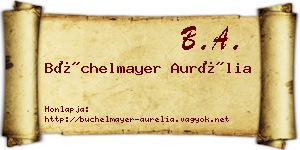 Büchelmayer Aurélia névjegykártya